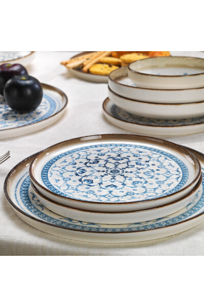 Vita Dinner Set 24 Pieces - Blue - 8