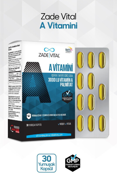 Vitamin A Blister 30 Capsules - 12