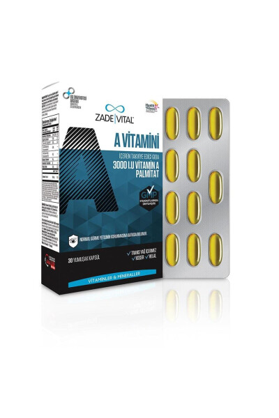 Vitamin A Blister 30 Capsules - 16