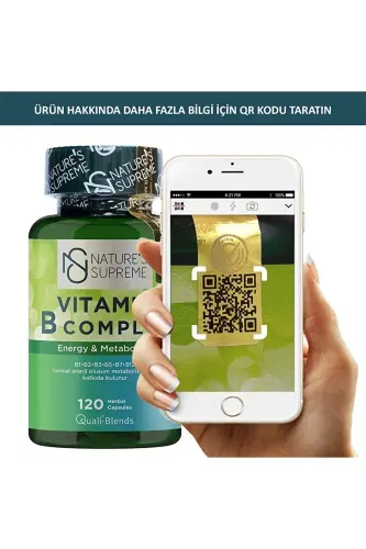 Vitamin B Complex 120 Capsules - 4