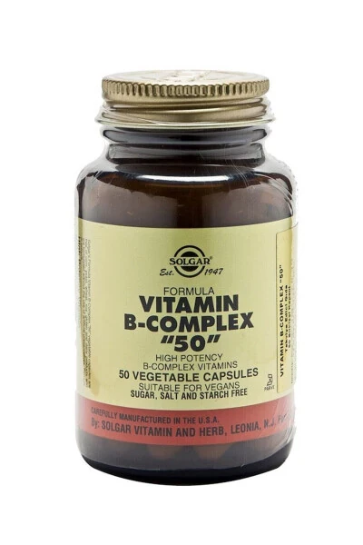 Vitamin B-complex 50 50 Capsules - SOLGAR