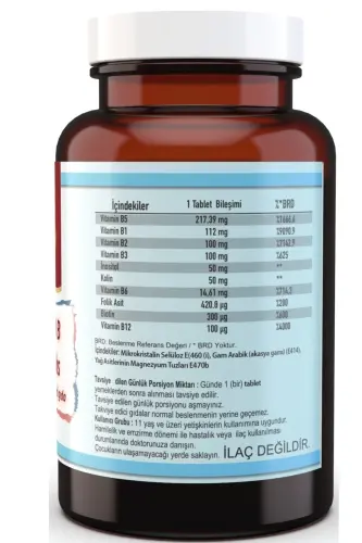 Vitamin B Complex B Vitamins 120 Tablets - NCS (1)