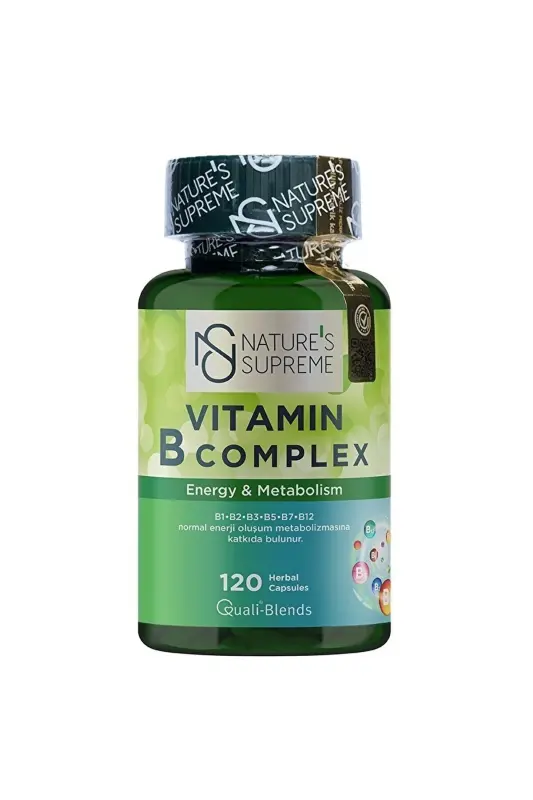 Витамин B Комплекс 120 капсул - NATURE'S SUPREME