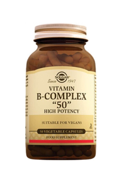 Vitamin B Kompleksi 50 Mg 50 Kapsula - SOLGAR