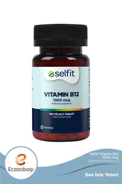 Vitamin B12 1000 Mcg 100 Dilaltı Tablet - 1