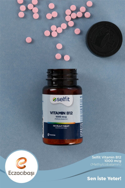 Vitamin B12 1000 Mcg 100 Dilaltı Tablet - 6