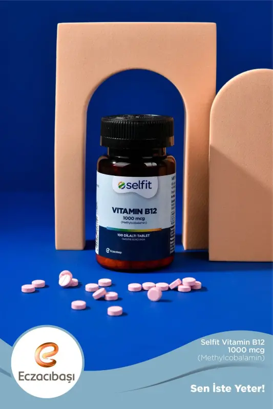 Vitamin B12 1000 Mcg 100 Dilaltı Tablet - 6