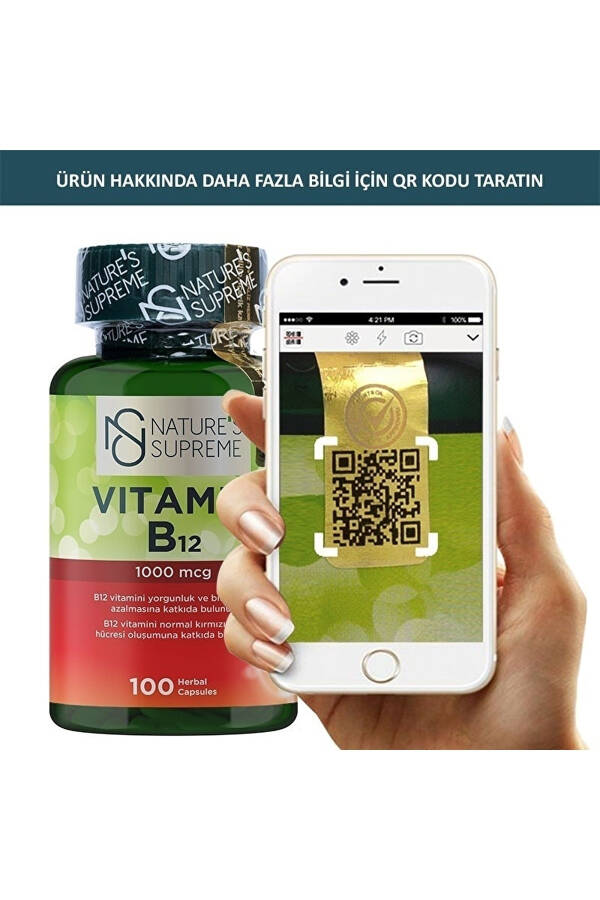 Vitamin B12 1000 Mcg 100 Kapsula - 4