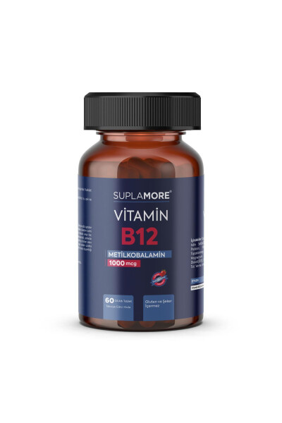 Vitamin B12 1000 Mcg Metilkobalamin 60 Dil Altı Tablet - 11