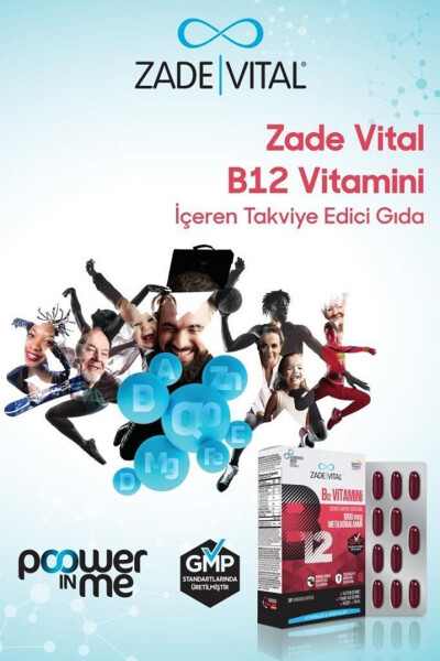 Vitamin B12 1000mcg 30 Kapsül - 3