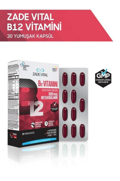 Vitamin B12 1000mkg 30 Kapsula - 1