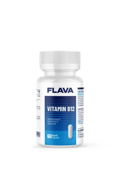 Vitamin B12 - 60 Kapsula - FLAVA