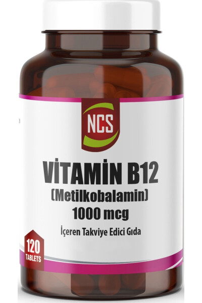 Vitamin B12 (Methylcobalamin) 1000 Mcg 120 Tablets - 1