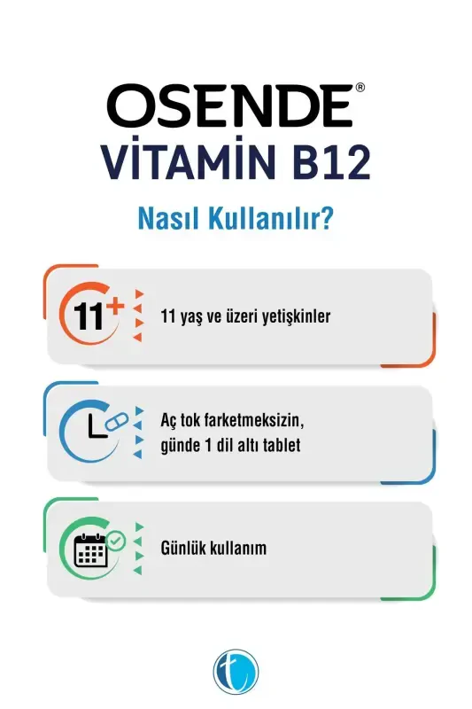 Vitamin B12 Og'izda Eriydigan Tabletkalar 30 dona - 3