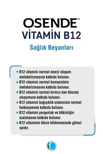 Vitamin B12 Og'izda Eriydigan Tabletkalar 30 dona - 4