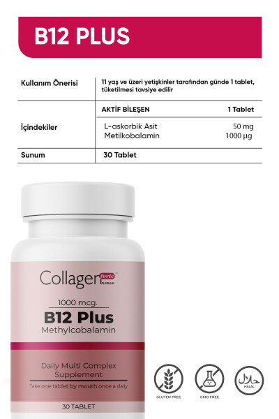 Vitamin B12 Plus Methylcobalamin & Vitamin C - 7