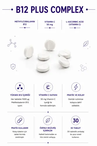 Vitamin B12 Plus Metilkobalamin & Vitamin C - 3