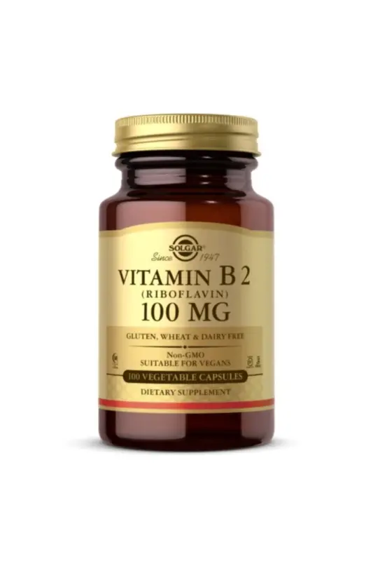 Vitamin B2 (Riboflavin) 100 mg 100 Capsules - 1