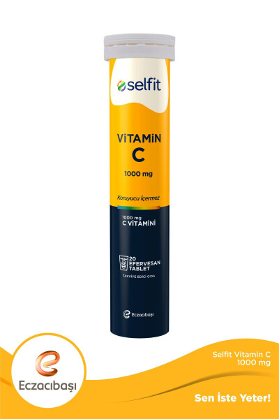 Vitamin C 1000 Mg 20 Efervesan Tablet - 1