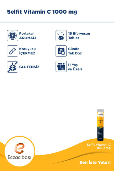 Vitamin C 1000 Mg 20 Efervesan Tablet - 3