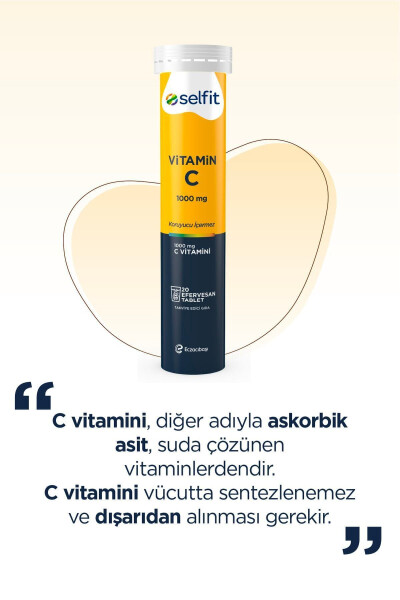 Vitamin C 1000 Mg 20 Efervesan Tablet - 12