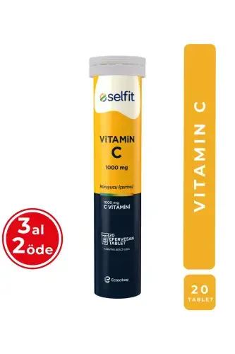 Vitamin C 1000 Mg 20 Effervescent Tablets - 7