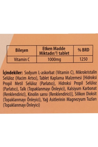 Vitamin C 1000 Mg - 60 Tablet - PHYTODEF (1)
