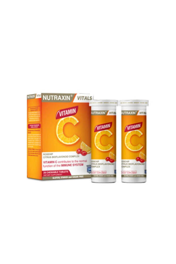 Vitamin C 28 Chewable Tablets - 1,000 Mg - 3