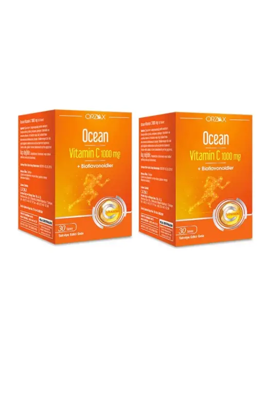 Vitamin C 30 Tablets X2 Pack - OCEAN