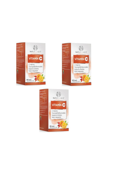 Vitamin C 500 Mg 60 Kapsül 3 Adet - 1