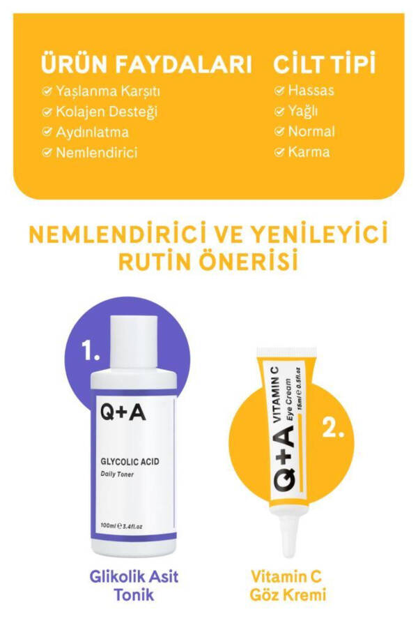 Vitamin C Göz Kremi 15 ml Koyu Halka Görünümünü Gizler PR - 5