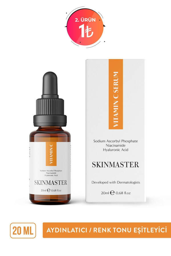 Vitamin C Serum Brightening Tone Evener 20 Ml (Sodium Ascorbyl Phosphate, Niacinamide, HA) - 1