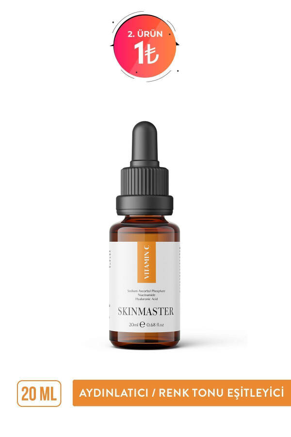 Vitamin C Serum Brightening Tone Evener 20 Ml (Sodium Ascorbyl Phosphate, Niacinamide, HA) - 2