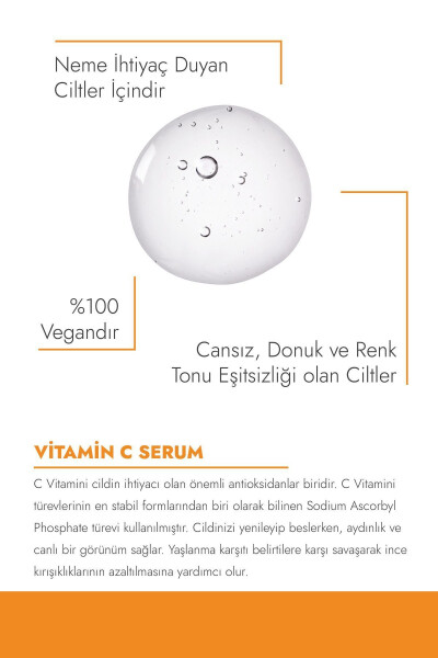 Vitamin C Serum Brightening Tone Evener 20 Ml (Sodium Ascorbyl Phosphate, Niacinamide, HA) - 3