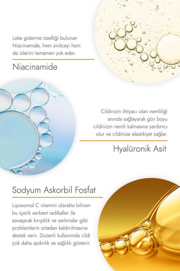 Vitamin C serumi yorug'lik beruvchi va rang ohangini tekislovchi 20 ml (Natriy askorbil fosfat, Niatsinamid, HA) - 4