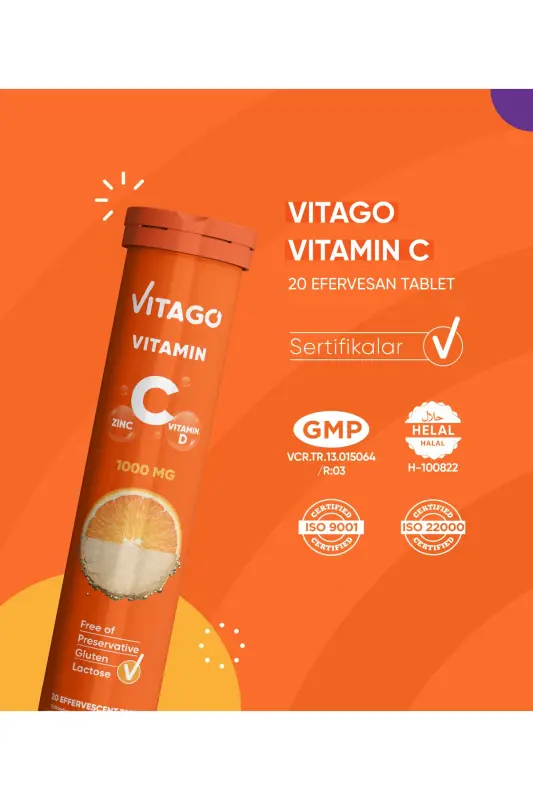 Vitamin C Vitamin D Sink 20 ta'bli tablet - 2