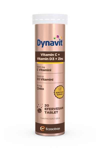 Vitamin C + Vitamin D3 + Çinko Zinc Tablet - 6