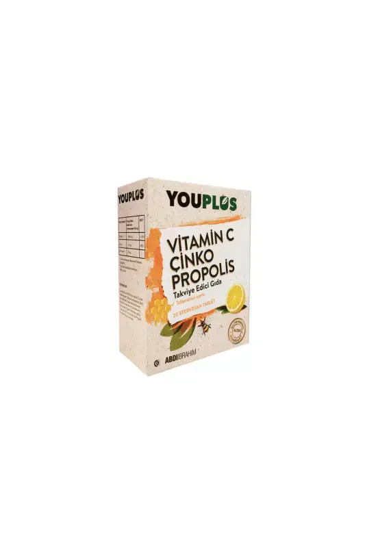 Vitamin C Zinc Propolis 20 Effervescent Tablets - 2