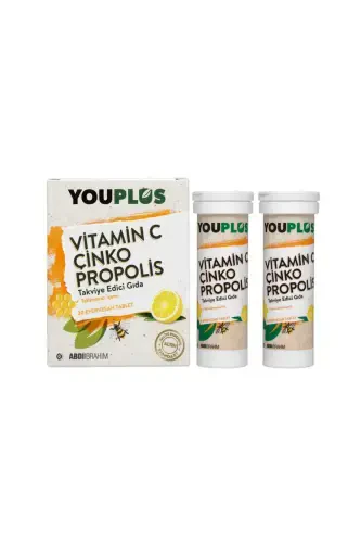 Vitamin C Zinc Propolis 20 Effervescent Tablets - 3