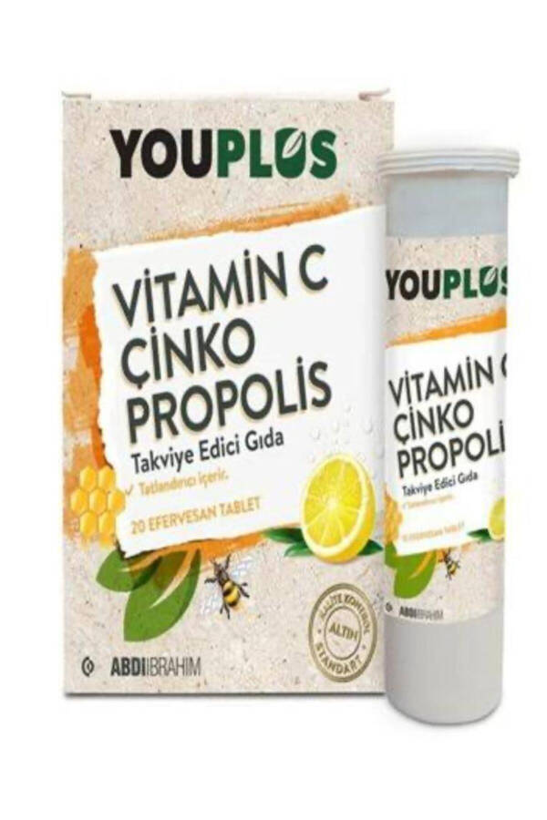 Vitamin C Zinc Propolis 20 Effervescent Tablets - 2