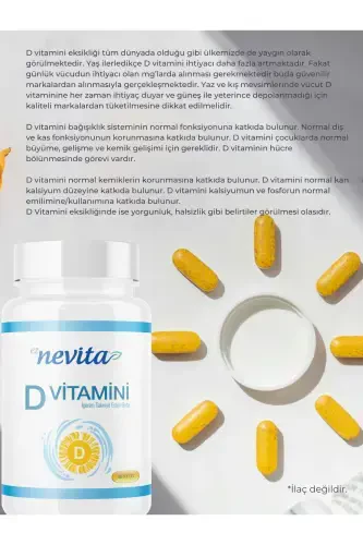 Vitamin D 60 Tablets - EZNEVITA (1)