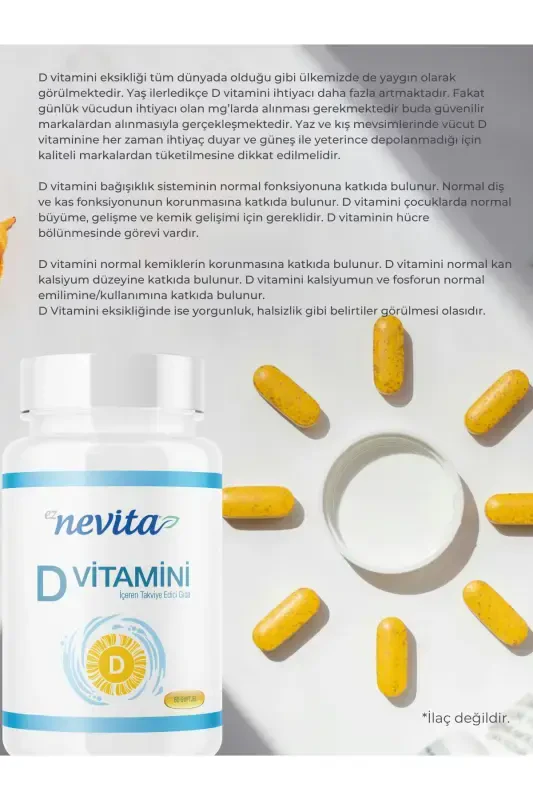 Vitamin D 60 Tablets - 2