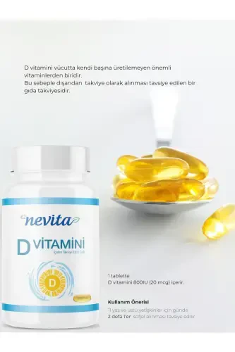 Vitamin D 60 Tablets - 3