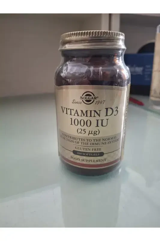 Vitamin D3 1000 IU 100 Capsules - 1