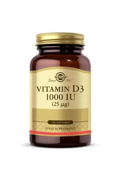 Vitamin D3 1000 IU 100 Kapsül - 27