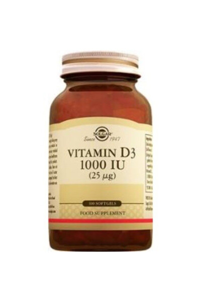 Vitamin D3 1000 IU 100 Kapsül - 11