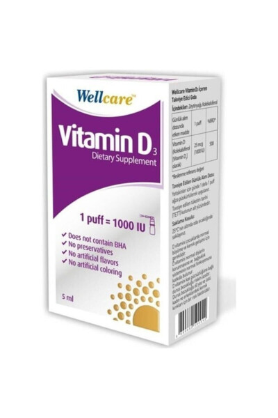 Vitamin D3 1000 IU 5 Ml - 5