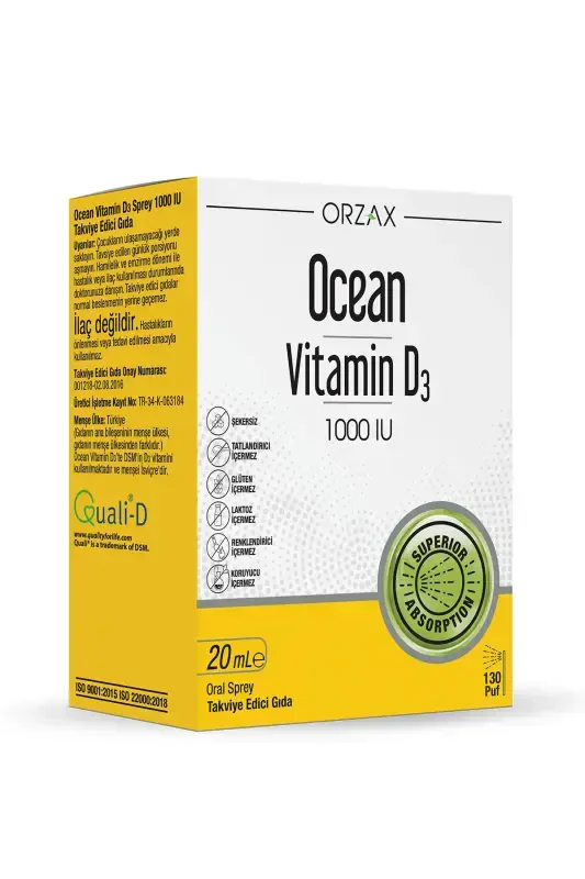 Vitamin D3 1000 IU - OCEAN