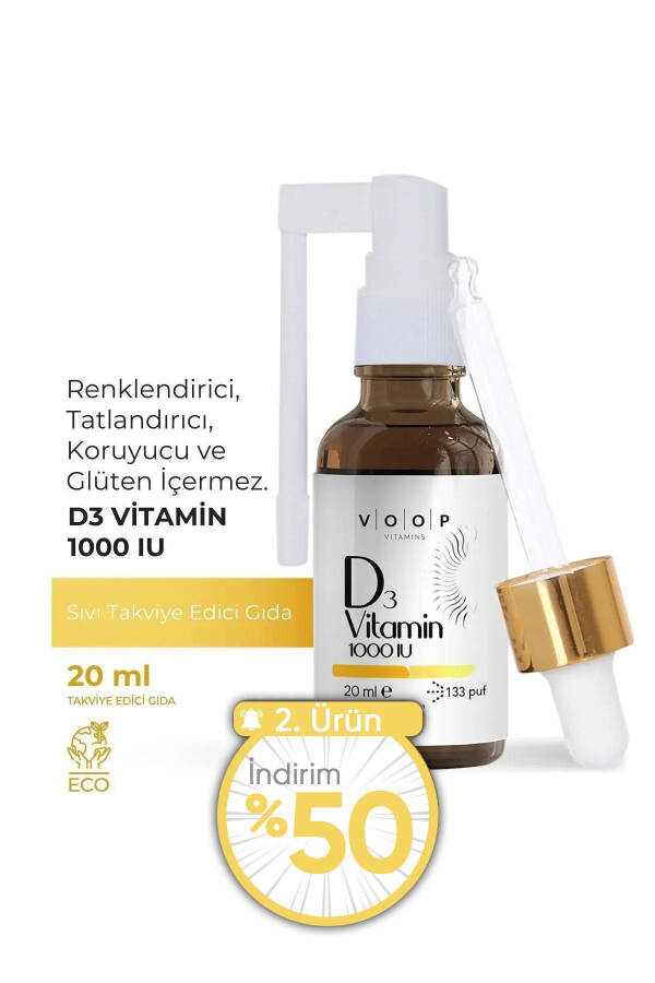 Vitamin D3 1000 IU Spray-Drops 20 ml - 9