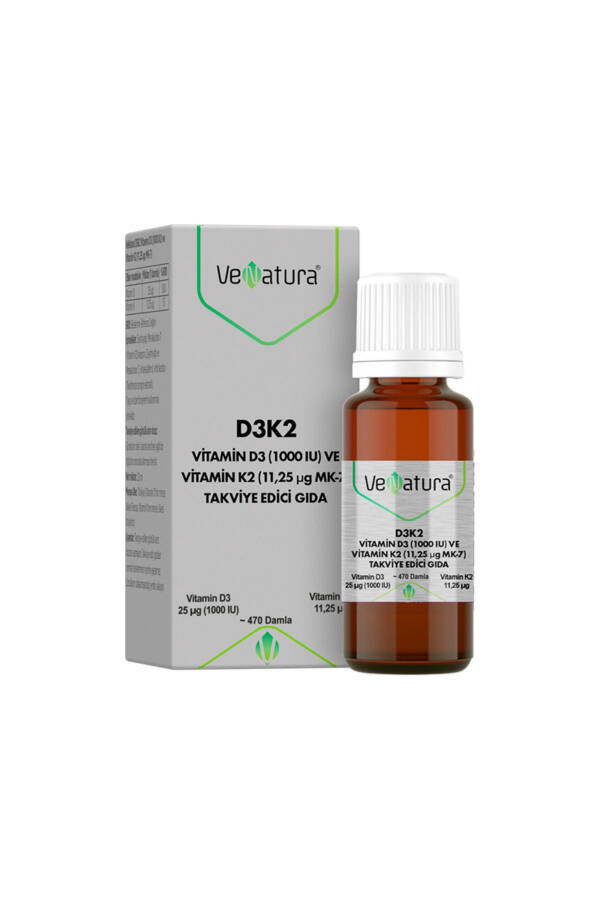 Vitamin D3 10000 IU and Vitamin K2 11.25 Ug MK-7 - 1